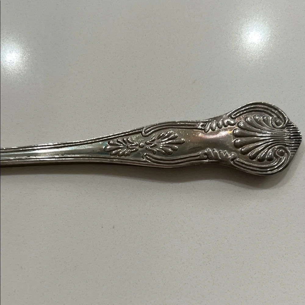 Vintage Silver-Plated Cake Pie Server Ornate Serving Utensil Shabby Chic Dining